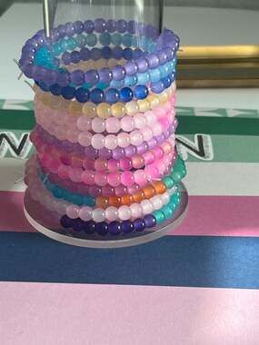 Reagan inc Boutique wholesale glass beaded bracelet lot